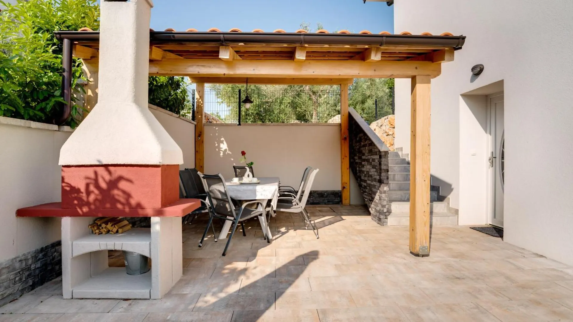 New Villa With Pool, 600 M From The Beach - By Traveler Tourist Agency Krk Id 2164 Pinezici  Croatia